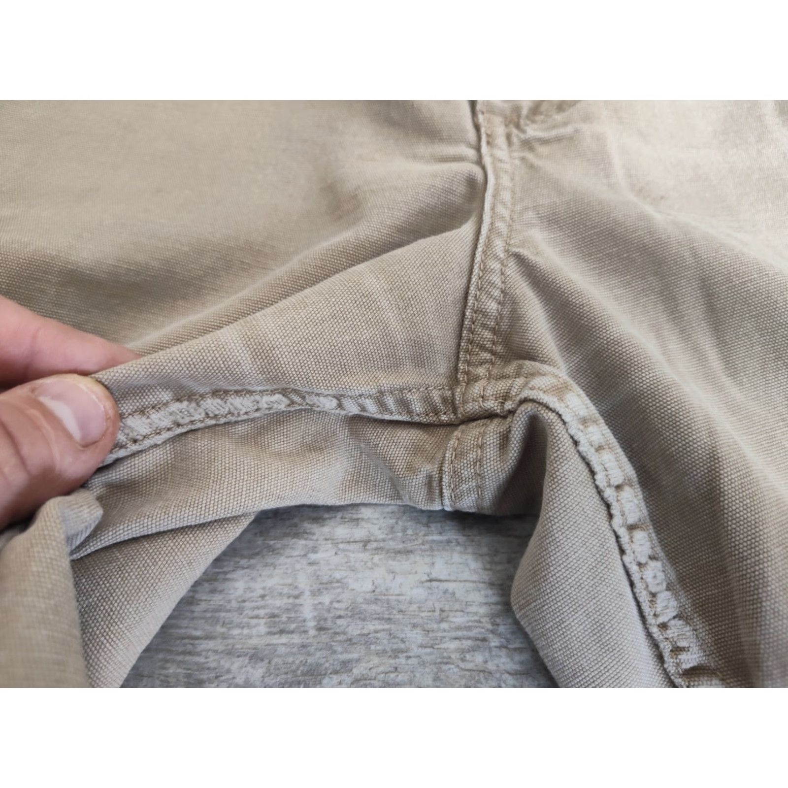 Carhartt VINTAGE Carhartt FR Relaxed Fit Canvas Carpenter Womens Workwear Pants Khaki Straight 18 Size 40" / US 18 - 5 Thumbnail