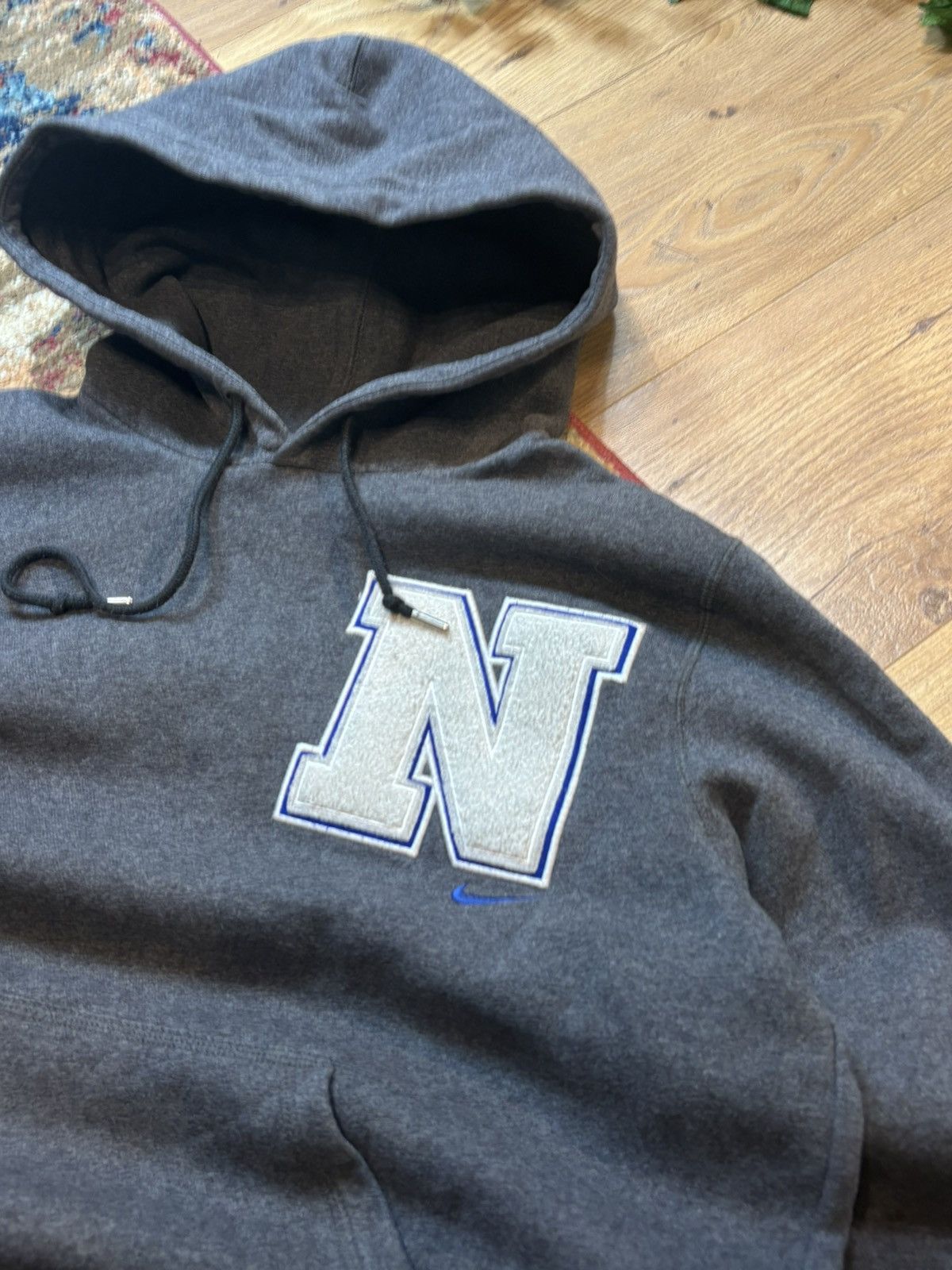 Nike 00s Nike 3D Fleece Retro Logo Oversized Hoodie Rare Size US S / EU 44-46 / 1 - 4 Thumbnail