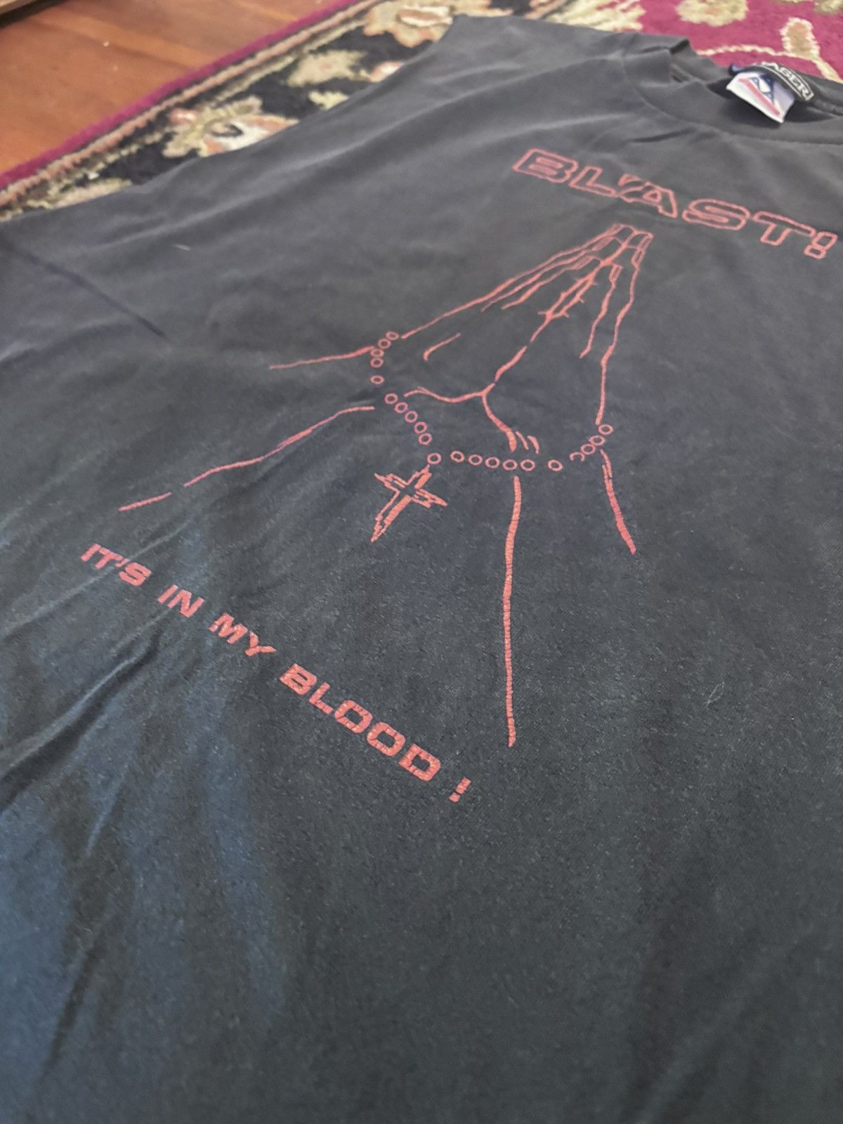 Band Tees vintage BL’AST! band tshirt Blast punk it’s in my blood! Size US L / EU 52-54 / 3 - 3 Thumbnail