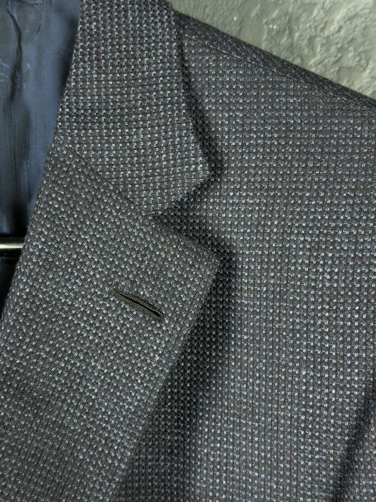 Brioni Brioni Brunico Suit Jacket Navy Blue Wool Size 53 R Size 54R - 5 Thumbnail