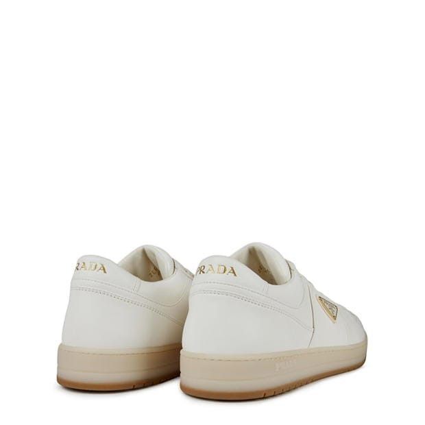 Prada Men'S Downtown Leather Low Top Trainers Size US 7 / EU 40 - 5 Thumbnail