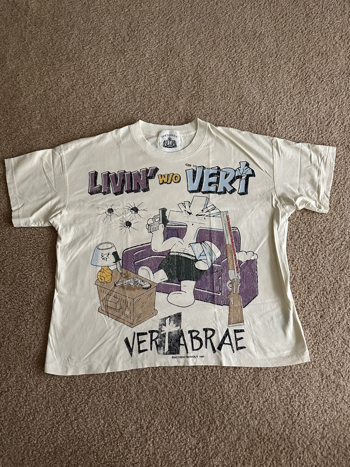 Vertabrae Vertabrae Livin Withou Vert Tee Size Medium Size US M / EU 48-50 / 2 - 1 Thumbnail