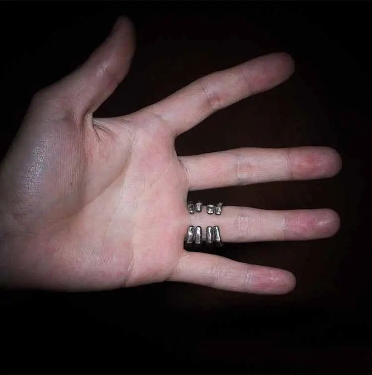 Designer Size us11 Rib Bone Vintage Ring (multi size available) Size ONE SIZE - 2 Thumbnail
