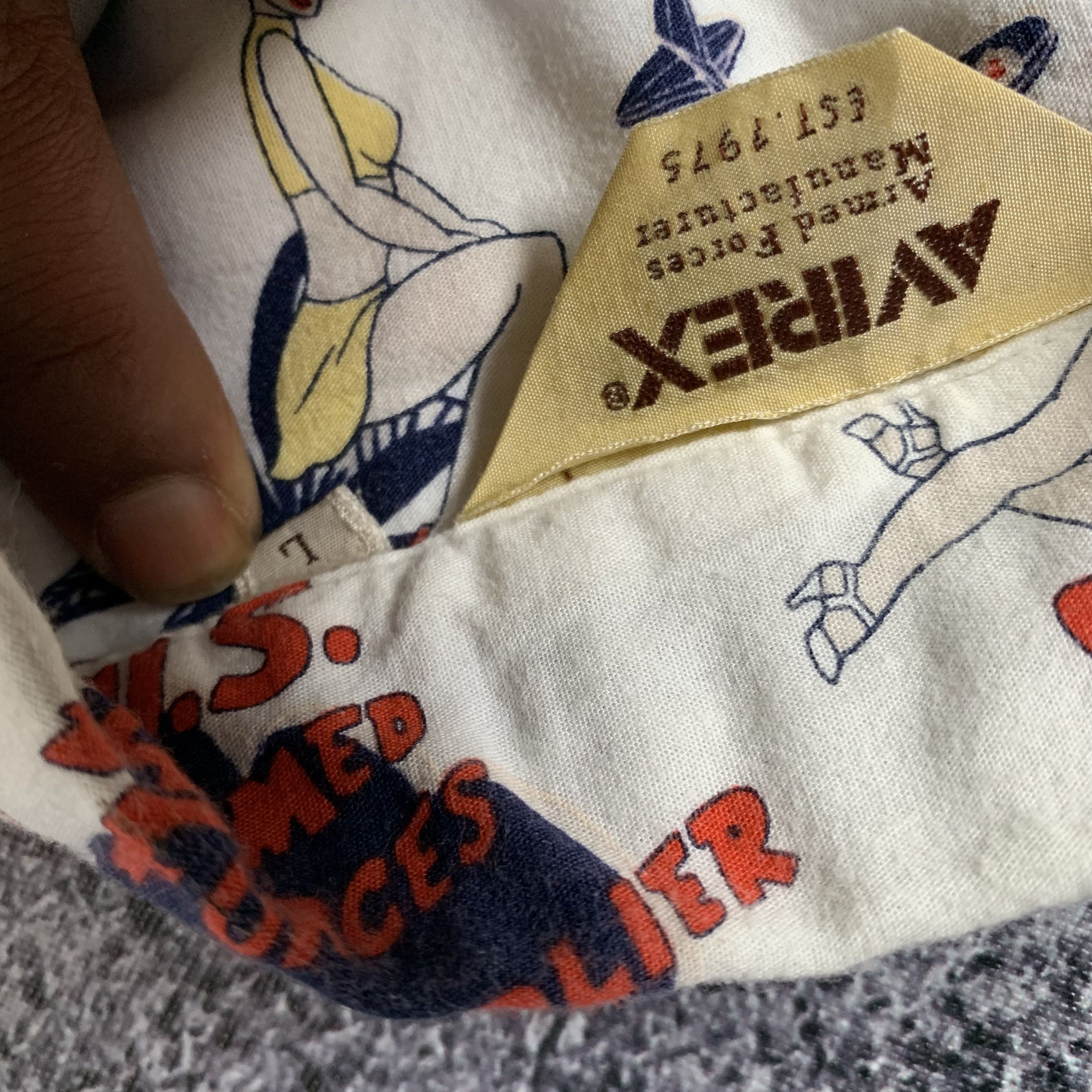 Hysteric Glamour Avirex x USMC Pocket Hawaiian All Over Print Shirt Size US L / EU 52-54 / 3 - 8 Thumbnail