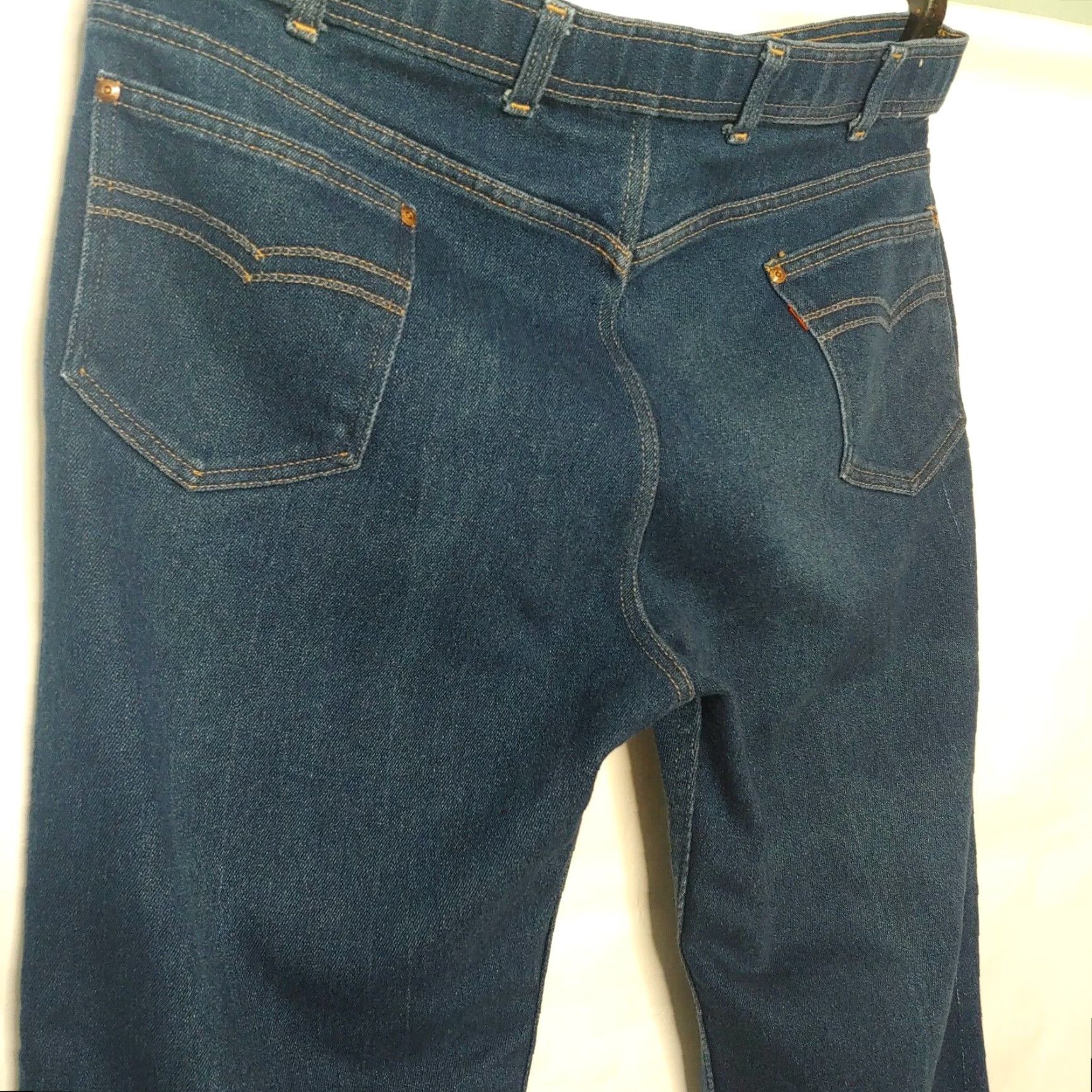 Levi's VINTAGE Levi's Action Jeans Men 43x28 Jeans Relaxed 5-Pocket Denim Blue Retro Distressed Brand Levi's Pants Slacks Slit? Size US 43 - 3 Thumbnail