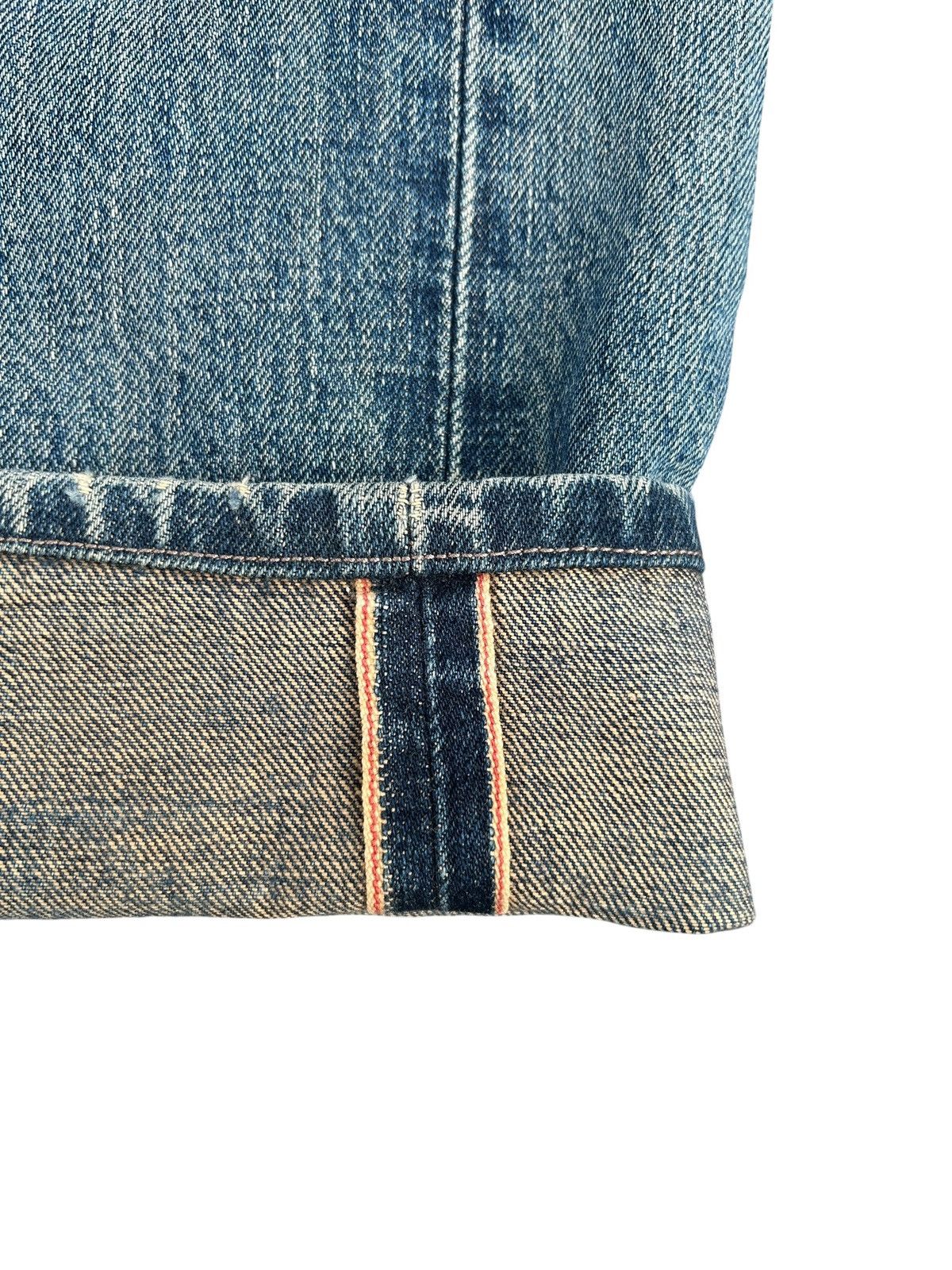 Kapital Thrashed Vintage Edwin 505xx Selvedge Denim Jeans Size US 30 / EU 46 - 4 Thumbnail