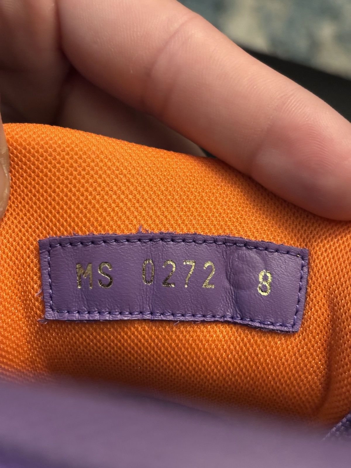 Louis Vuitton Louis Vuitton Trainer Purple/Orange 8LV (9-9.5US) Brand New Size US 9.5 / EU 42-43 - 7 Thumbnail