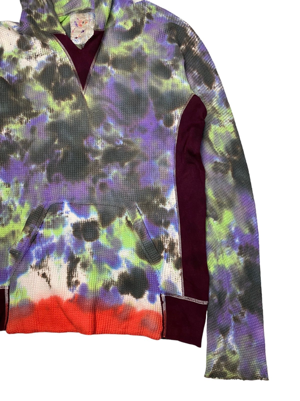 If Six Was Nine 2000's Rebirth to Tabula Rasa Dyed Mohair Hoodie Size US L / EU 52-54 / 3 - 5 Thumbnail