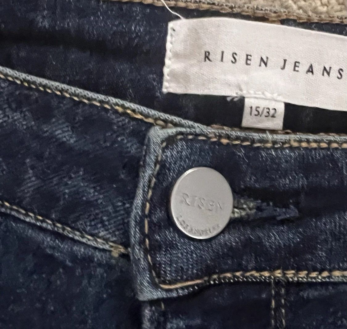 Designer Risen Jeans Womens 15/32 High Rise Bootcut Stretch Denim Size 36" / US 14 / IT 50 - 5 Thumbnail