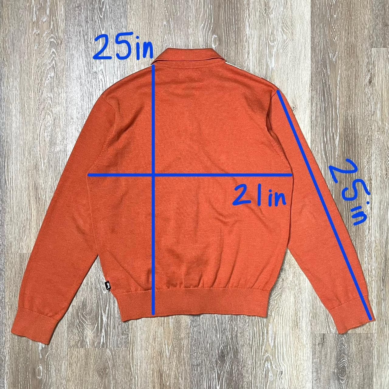 Stussy stussy color block burnt orange cardigan Size US S / EU 44-46 / 1 - 2 Thumbnail