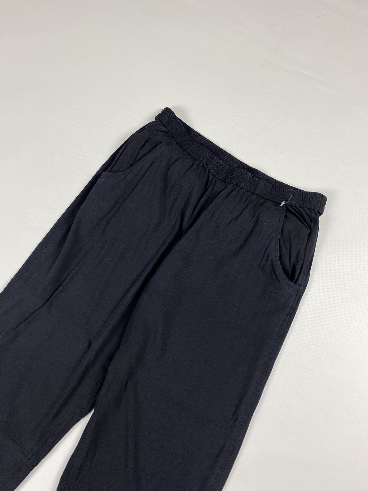 Designer × Helmut Lang Helmut Lang ladies viscose cropped pants trousers size ~ M Size 28" / US 6 / IT 42 - 2 Thumbnail