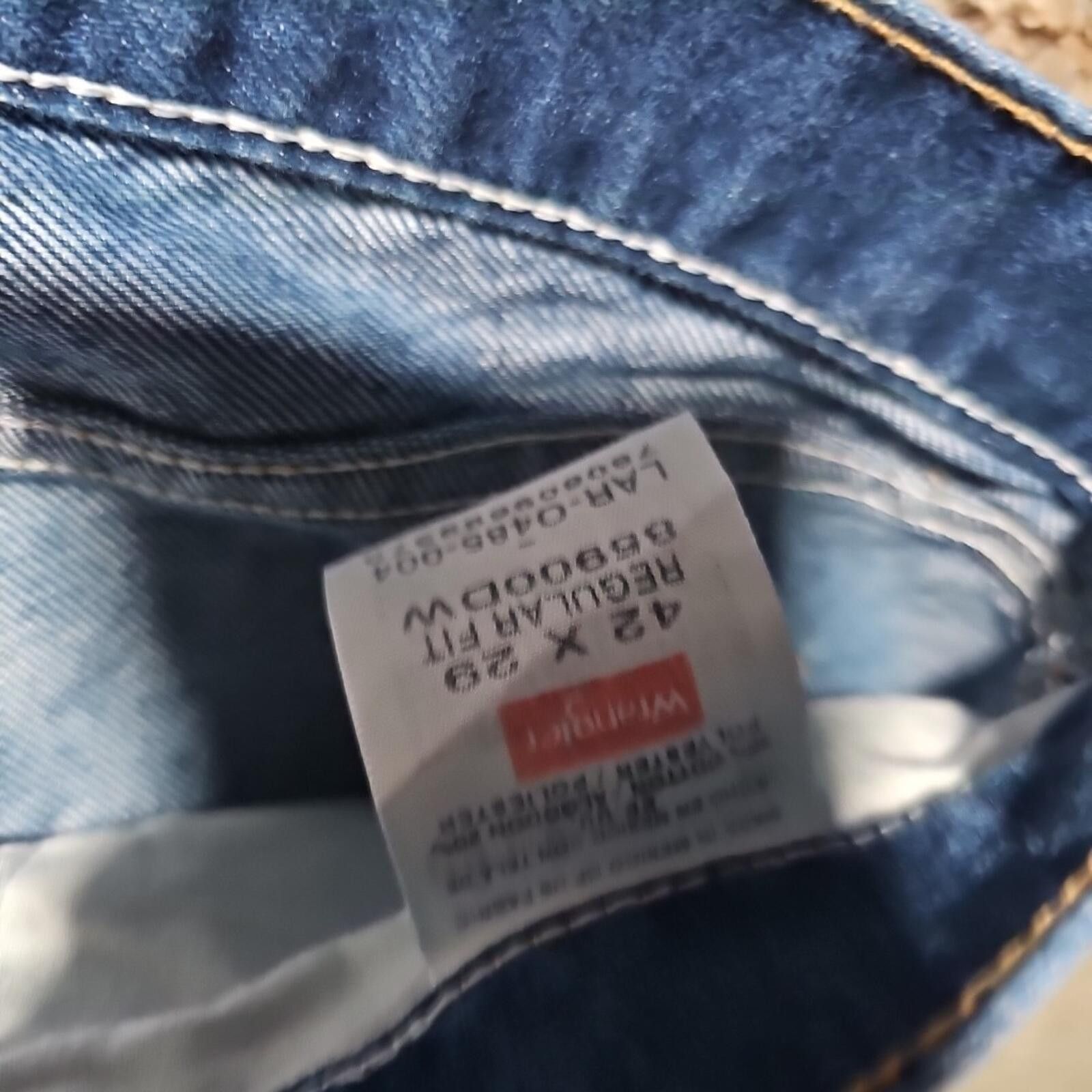 Wrangler Wrangler 42x29 Regular Fit Jeans Size US 42 / EU 58 - 3 Thumbnail