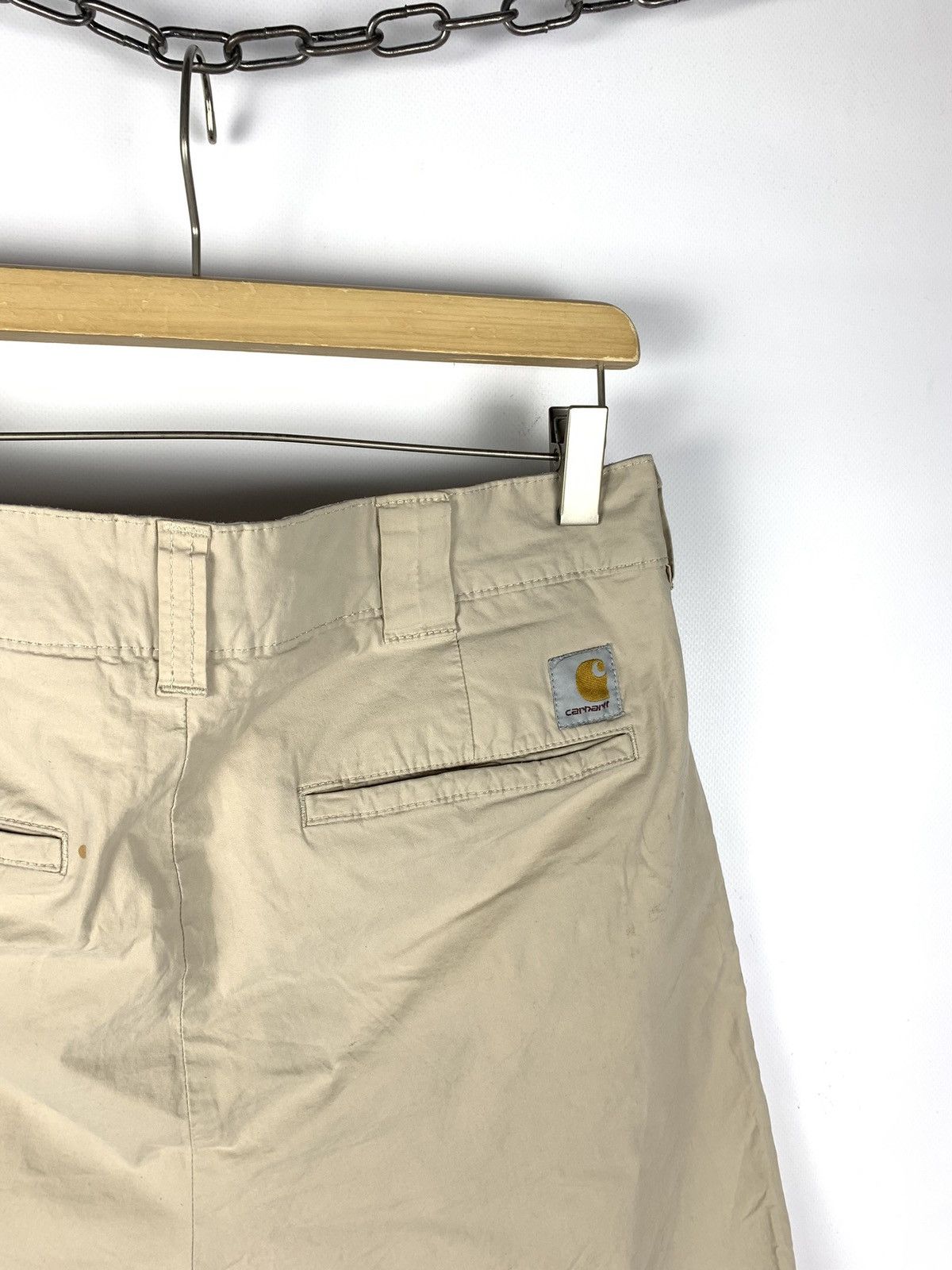 Carhartt Carhartt Chino Grand Shorts Men’s Size 32 Beige Size US 32 / EU 48 - 2 Thumbnail