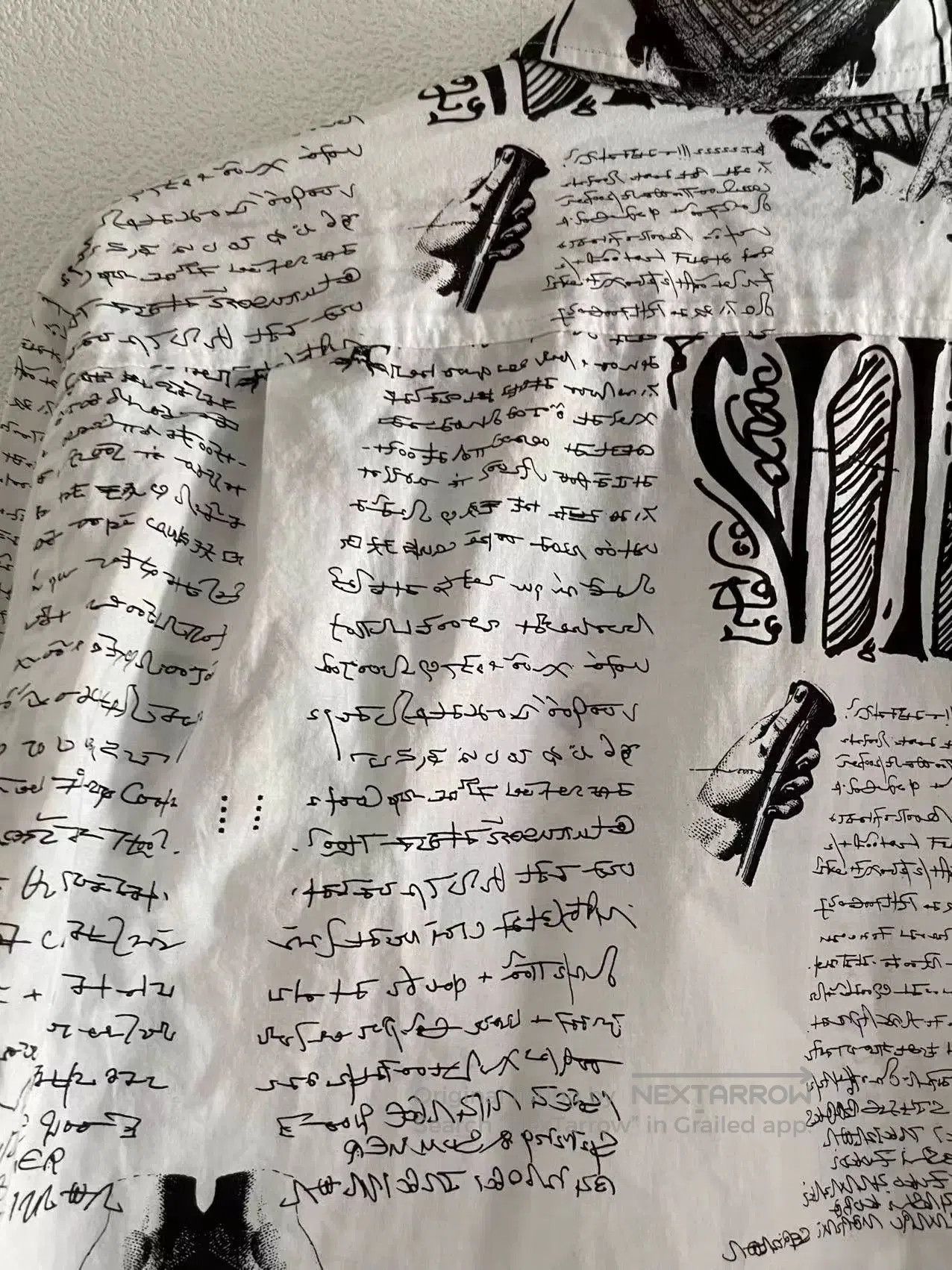 Issey Miyake Issey Miyake 03ss Newspaper Shirt. Size US M / EU 48-50 / 2 - 7 Thumbnail