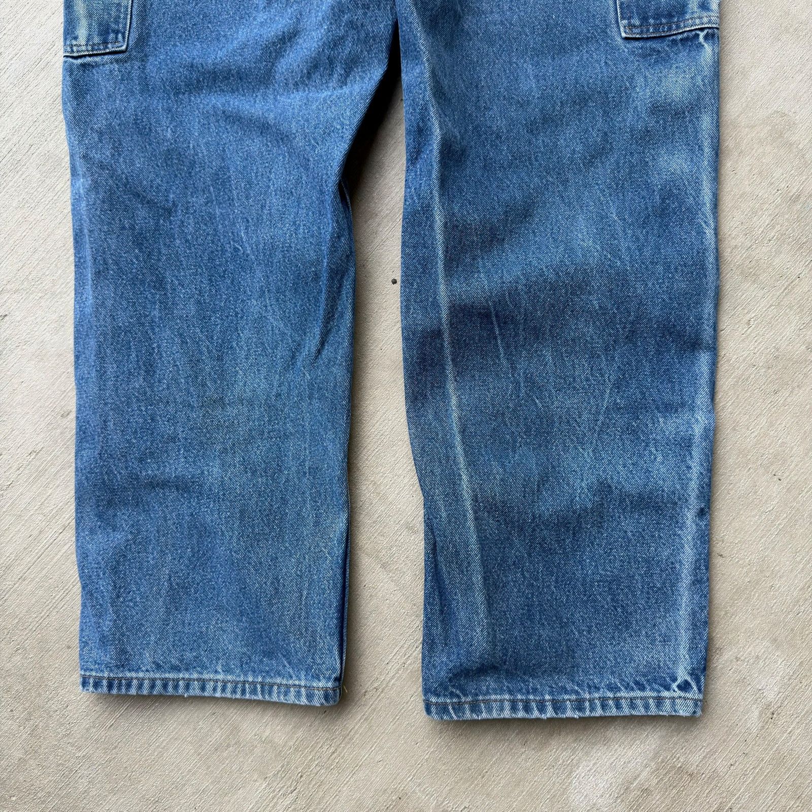 Carhartt × Vintage Carhartt denim blue jean double knee work carpenter pants Size US 38 / EU 54 - 6 Thumbnail