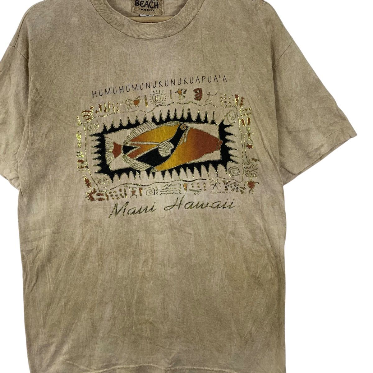 Vintage Vintage 90’ GUAVA BEACH HAWAII Humu Trash Tee Shirt Top Size US M / EU 48-50 / 2 - 3 Thumbnail