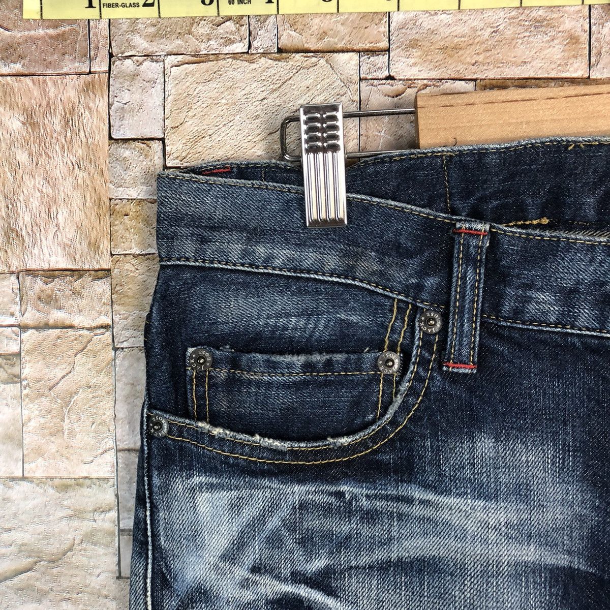 Japanese Brand Jack Rose Blue faded Denim Pants #A456 Size US 31 - 7 Thumbnail