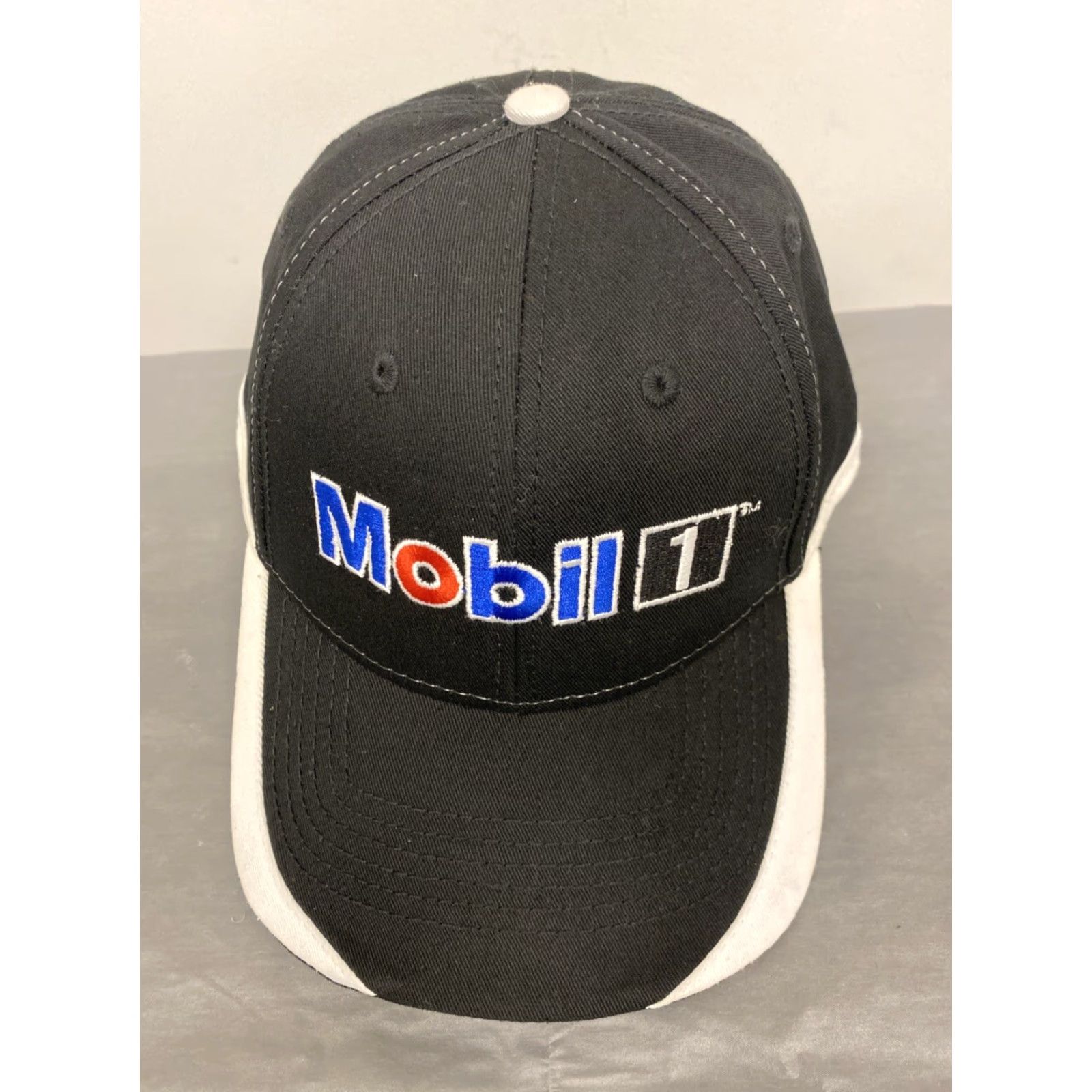 Vintage VINTAGE Mobil 1 Black Hat Baseball Cap Adjustable Men Casual Racing American 90s Size ONE SIZE - 2 Thumbnail