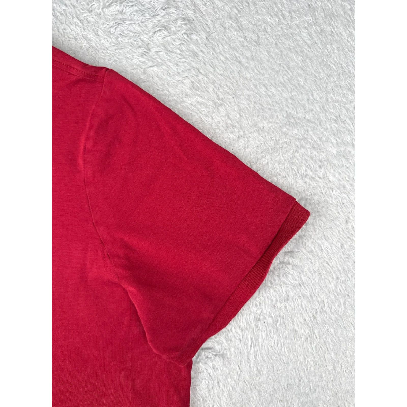 Ralph Lauren VINTAGE Polo Ralph Lauren Polo Shirt Men 2XL Red Short Sleeve Cotton Classic Fit Size US XXL / EU 58 / 5 - 2 Thumbnail