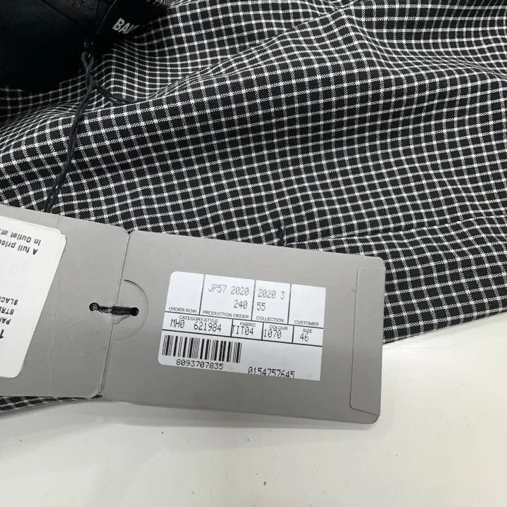 Balenciaga Balenciaga Gray Wool Blend Casual Trousers 0079-2507 Size US 44 / EU 60 - 4 Thumbnail
