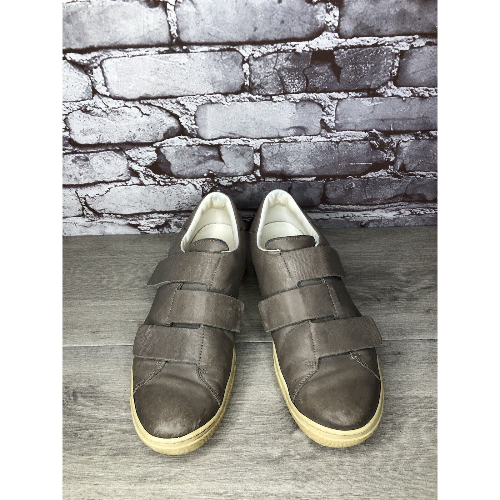 Other L'idea by Lori Gray Leather Comfort Strap Sneakers Shoes Wom Size US 10.5 / IT 40.5 - 20 Thumbnail