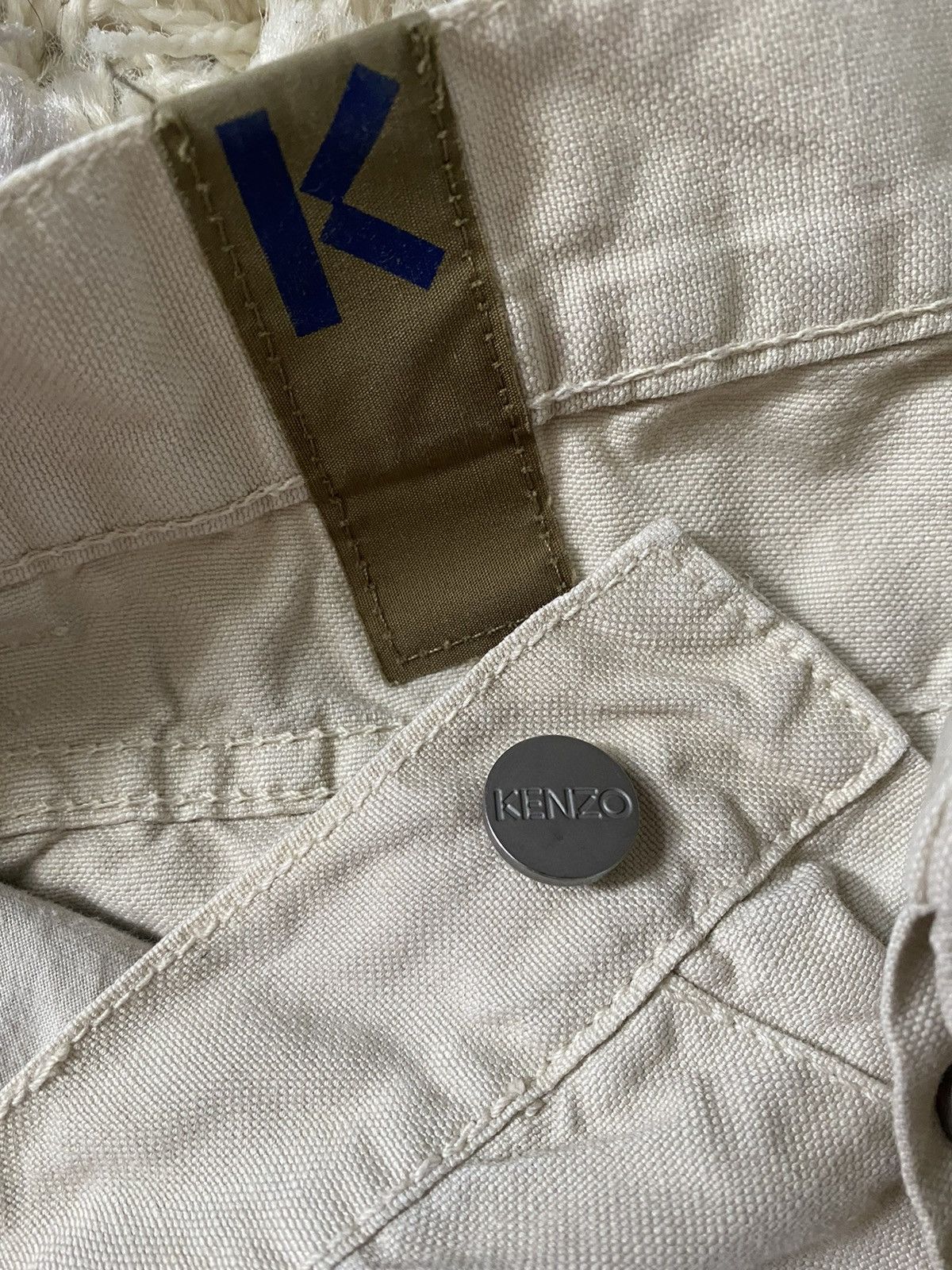 Kenzo × Vintage Kenzo homme linen pants vintage Size US 34 / EU 50 - 6 Thumbnail