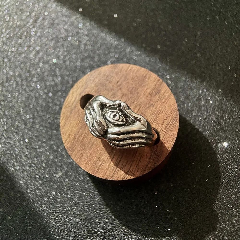 Japanese Brand × Jewelry × Vintage Eye & Hands Ring Size ONE SIZE - 7 Thumbnail