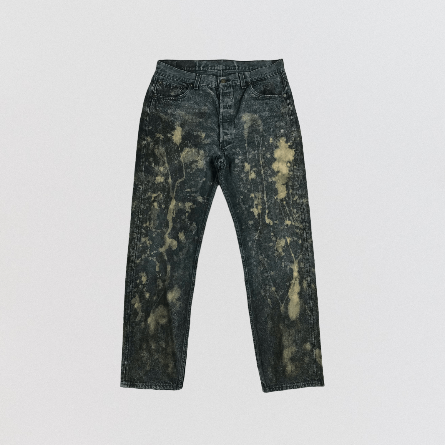 Levi's × Vintage Vintage 90s Levis 501 Faded Black Jeans-JM2432 Size US 36 / EU 52 - 1 Thumbnail