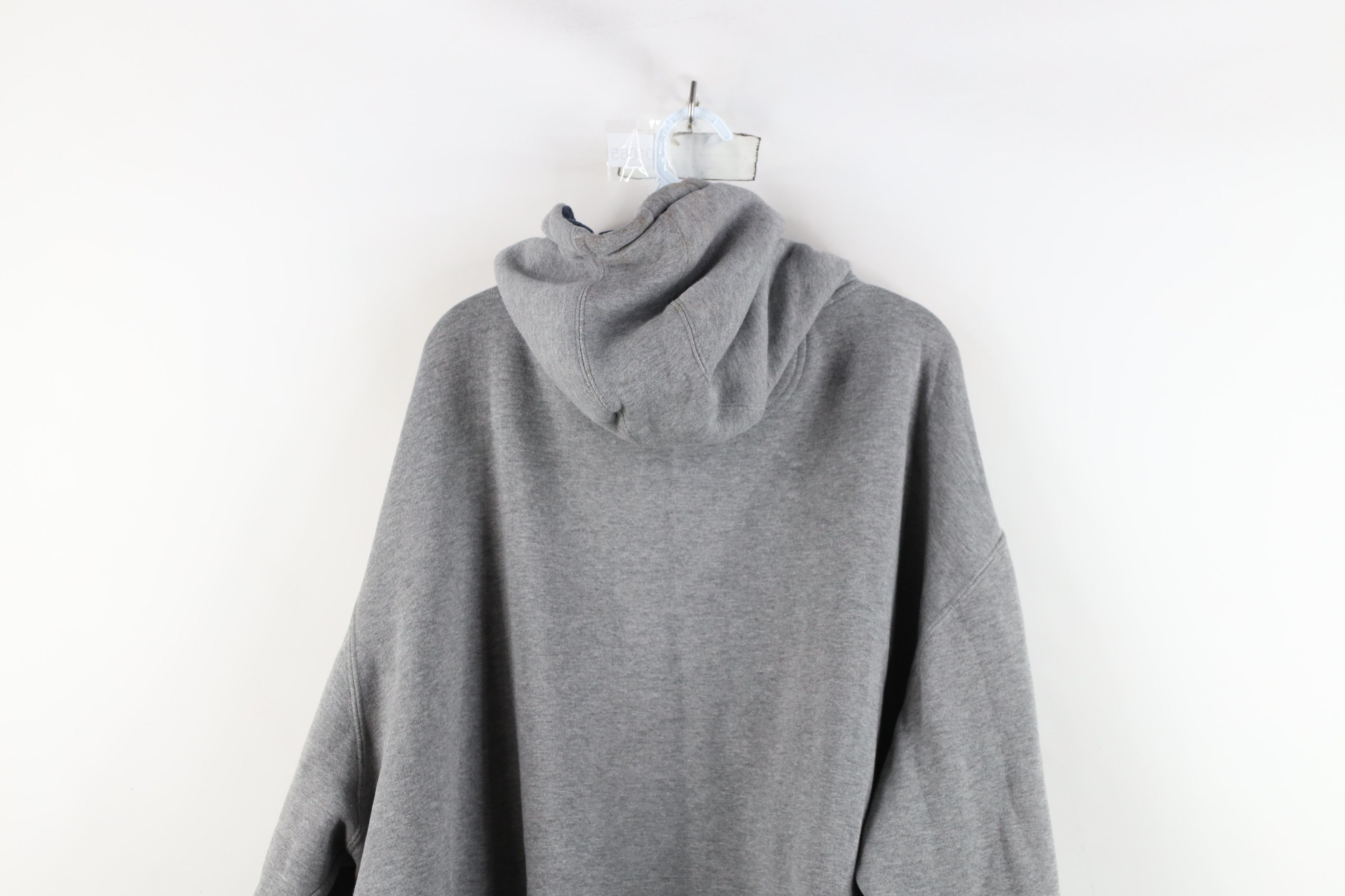 Vintage Vintage 90s Spell Out University of Michigan Hoodie Gray Size US XXL / EU 58 / 5 - 14 Thumbnail