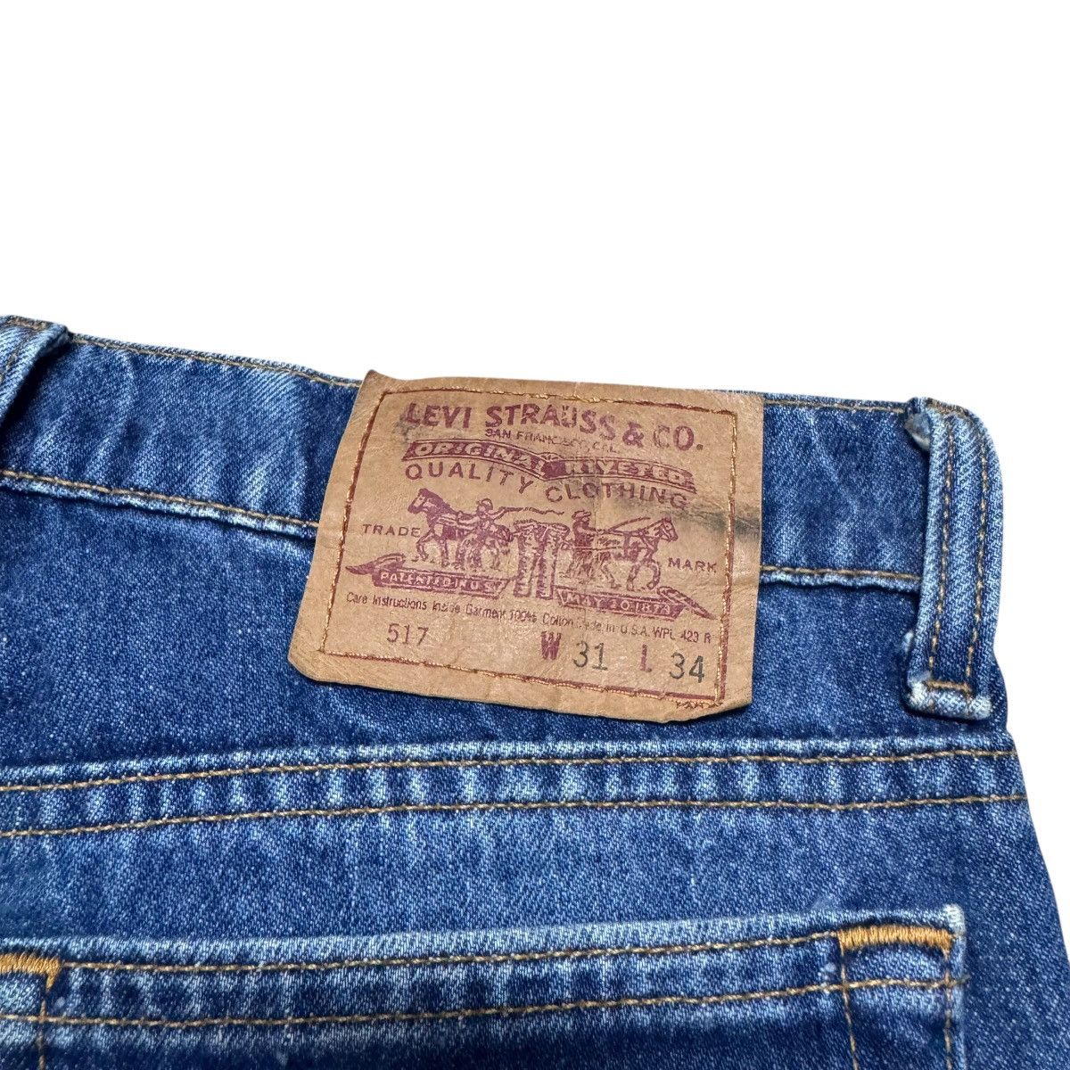 Levi's Vintage 90s Levis 517 Distressed Denim Flare Jeans Size US 31 - 12 Thumbnail