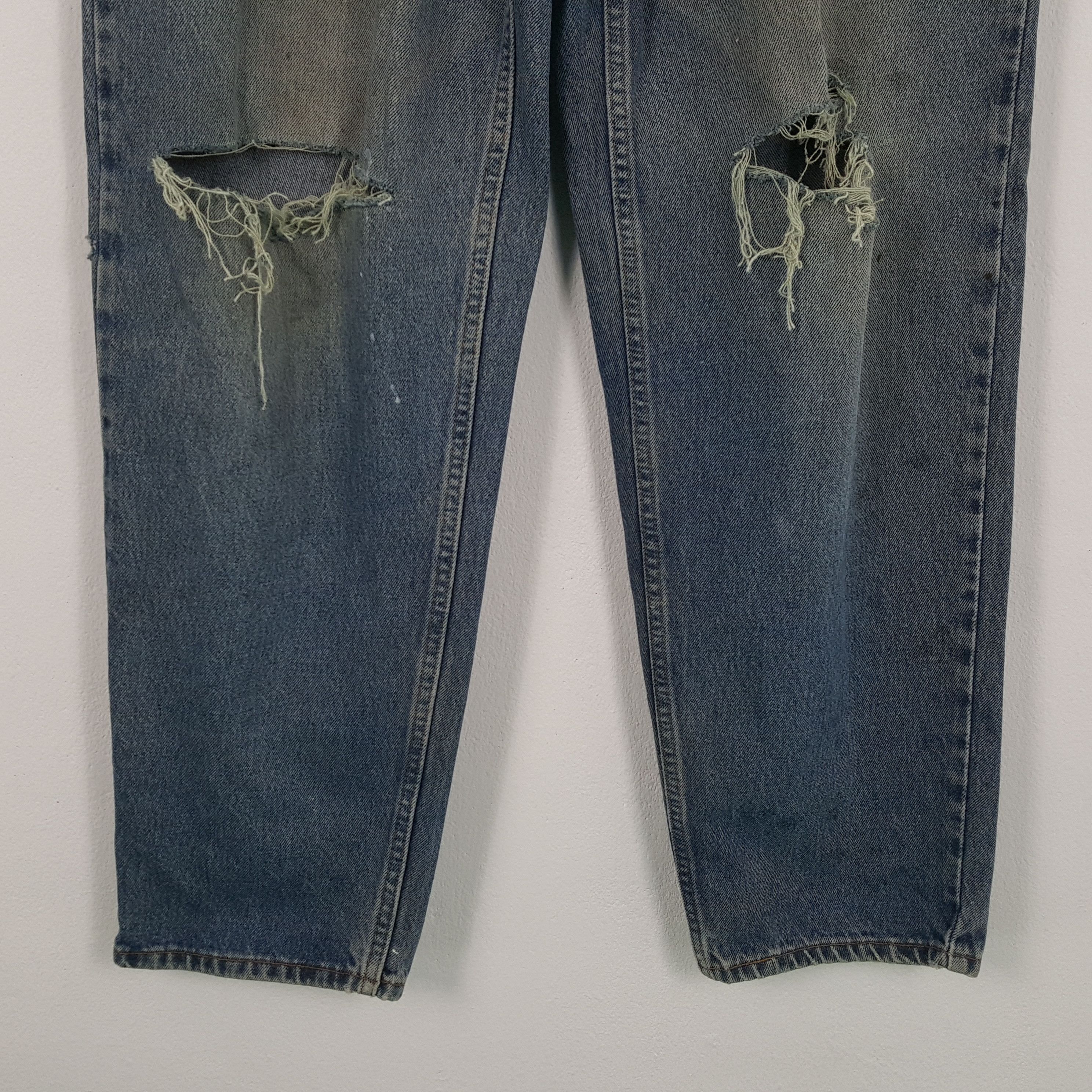 Levi's × Vintage LEVIS Streetwear Rock Punk Style Distressed Jeans Size US 32 / EU 48 - 3 Thumbnail