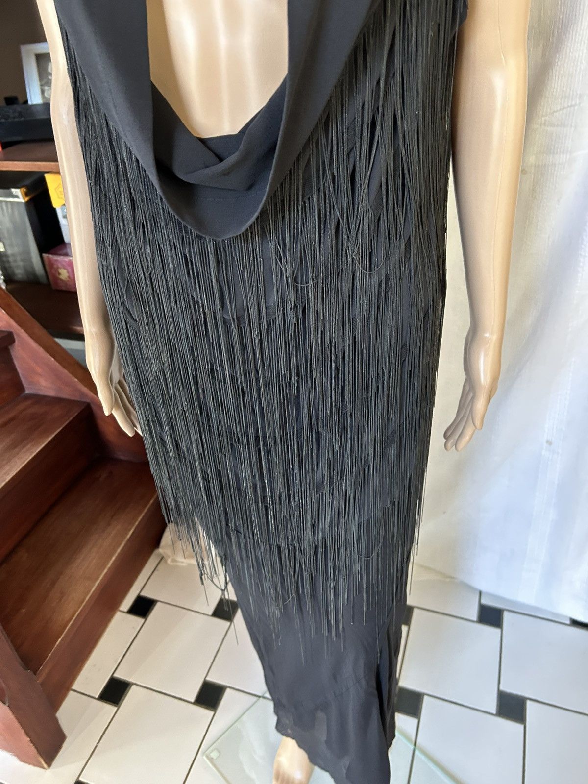 Ann Demeulemeester Bustier black + chaîne Size S / US 4 / IT 40 - 2 Thumbnail