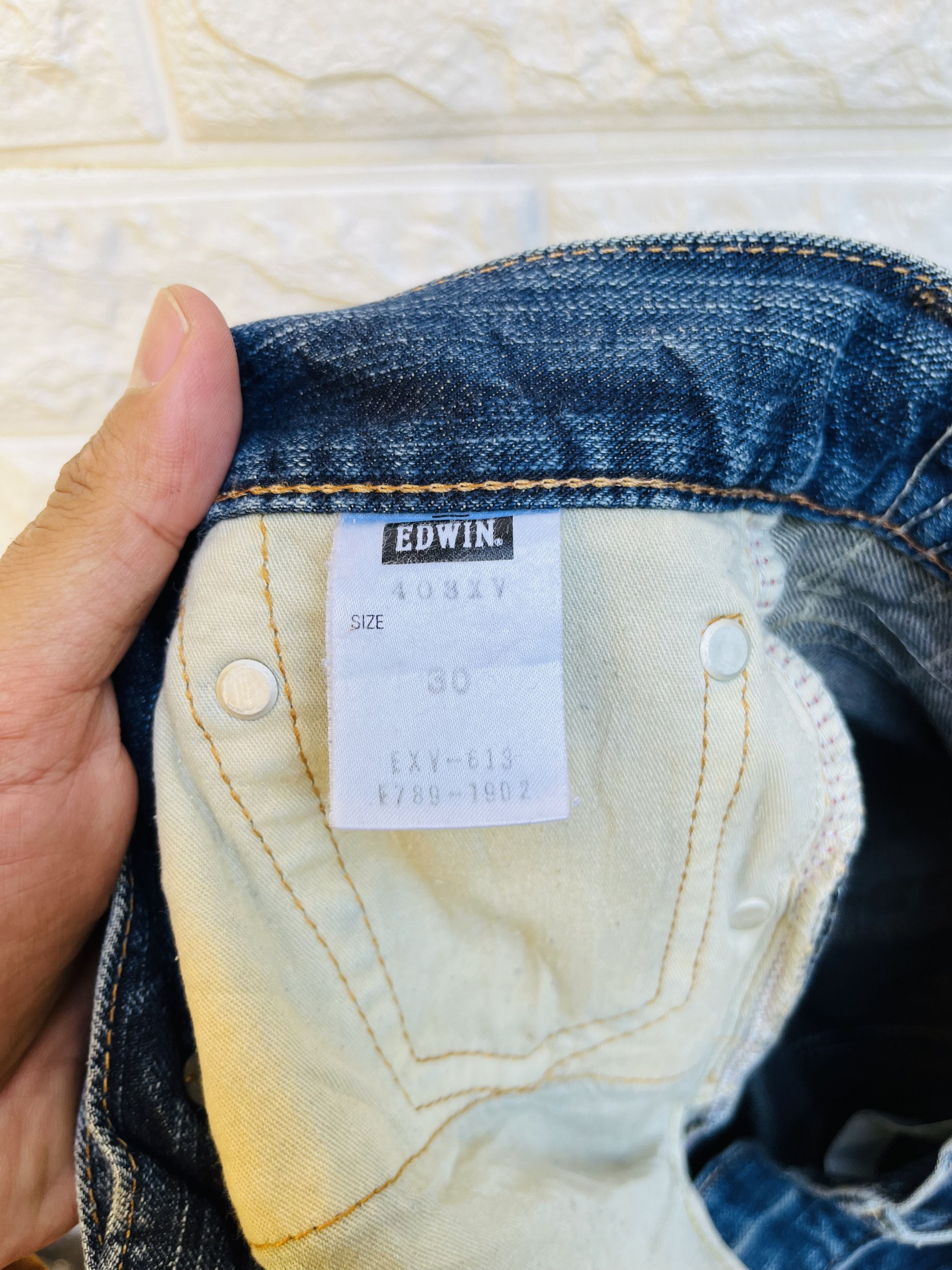 Japanese Brand × Vintage Vintage Edwin Distressed Japanese Designer Fashion Style Size US 33 - 12 Thumbnail