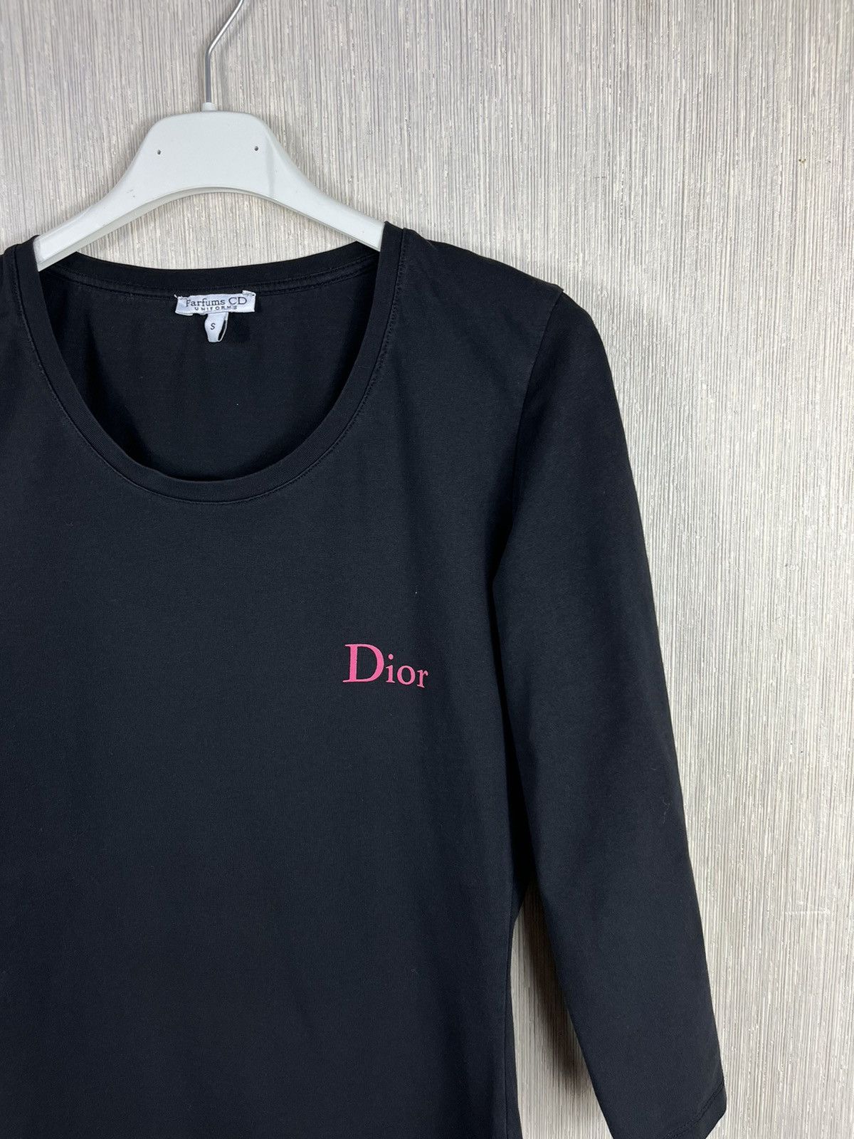 Christian Dior Monsieur × Dior × Vintage CD parfums Christian Dior addict vintage 3/4 sleeve t-shirt Size S / US 4 / IT 40 - 8 Thumbnail