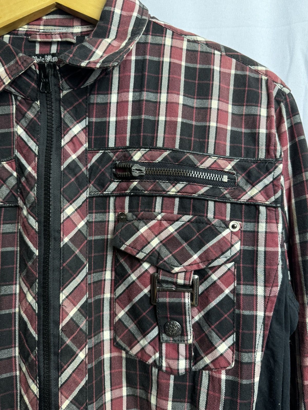 Hysteric Glamour × If Six Was Nine × Japanese Brand Bondage Bulc Mountin Long Shirt Zipper Hybrid Size US L / EU 52-54 / 3 - 7 Thumbnail