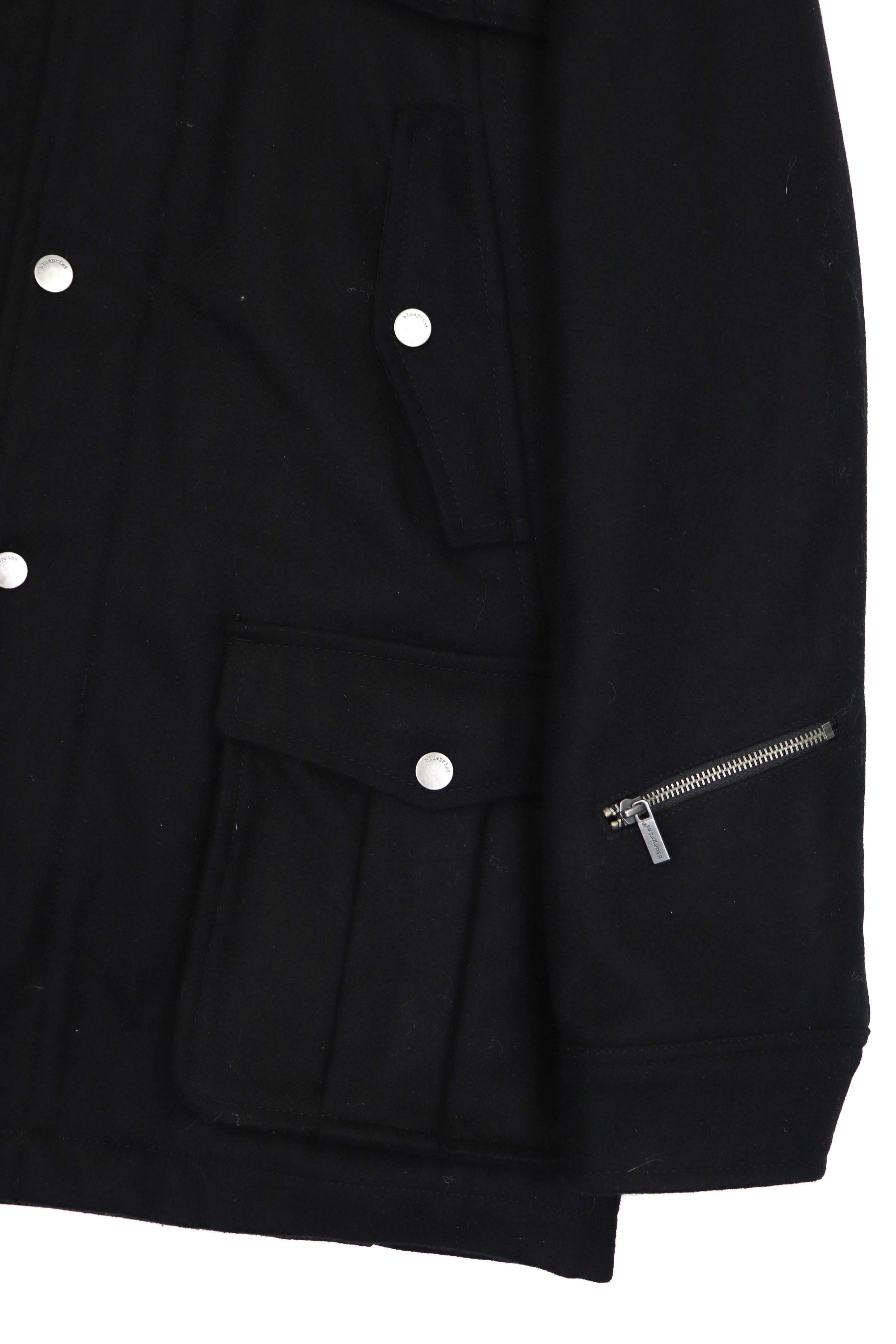Other Blueprint M-65 Style Black Wool Jones Coat Jacket Size US L / EU 52-54 / 3 - 4 Thumbnail