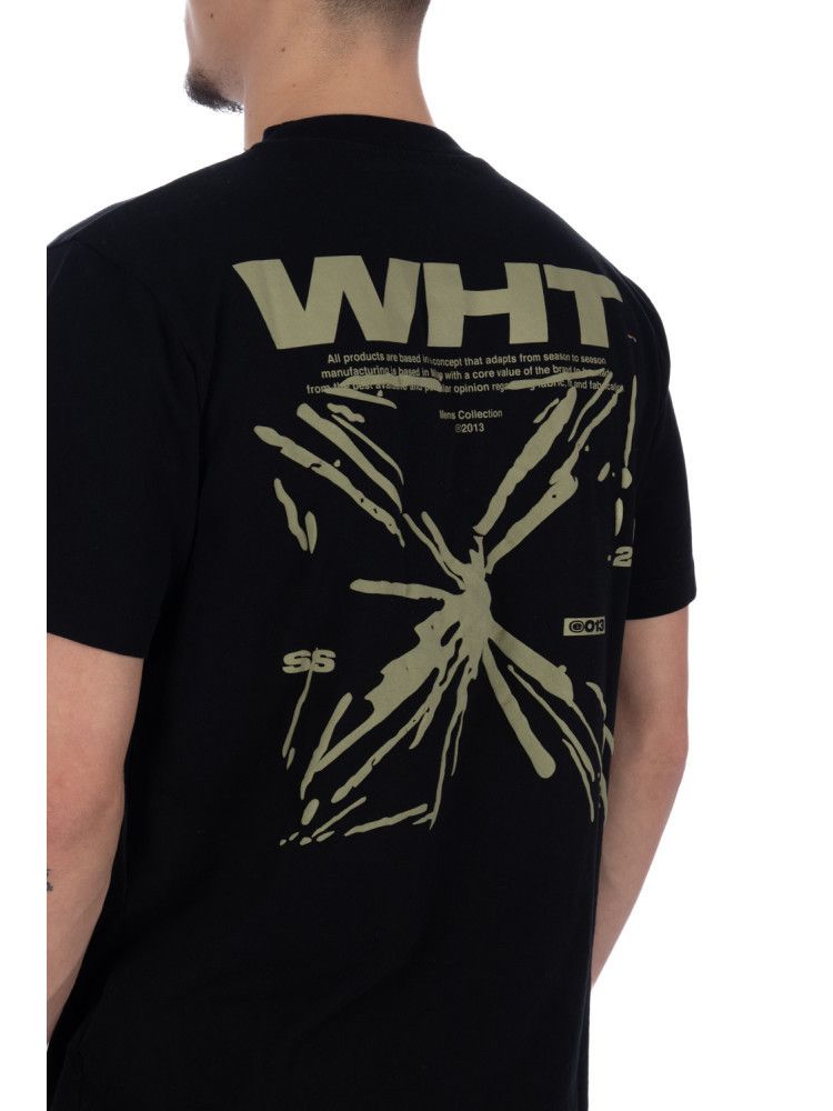 Off-White o1in1s1024 Q:1 / Splash Arr Slim S/S T-Shirt in Black Size US XS / EU 42 / 0 - 6 Thumbnail