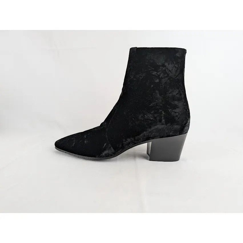 Saint Laurent Paris o1rshd1 Vassili 60 Zip Boots in Black Size US 7 / EU 40 - 1 Thumbnail