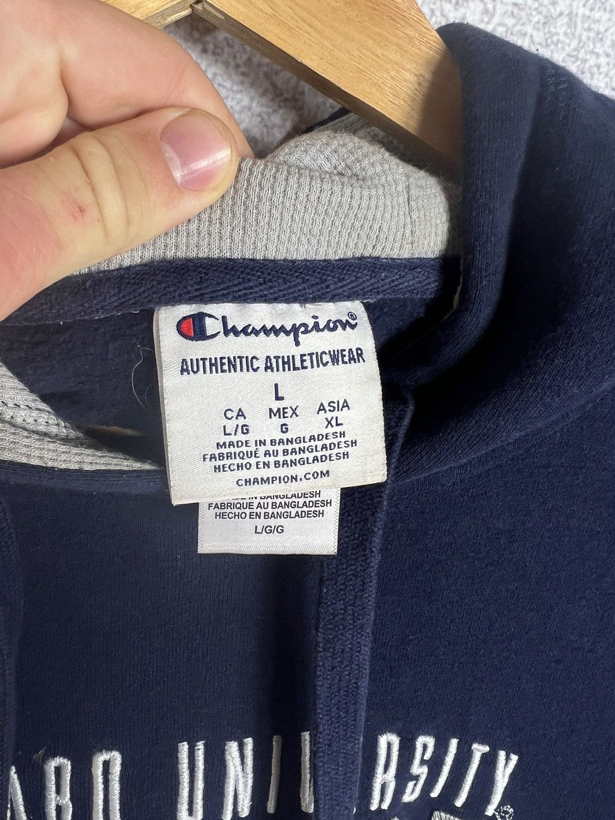 Champion Vintage Horward University Bison NCAA Champion Hoodie Size US XL / EU 56 / 4 - 3 Thumbnail