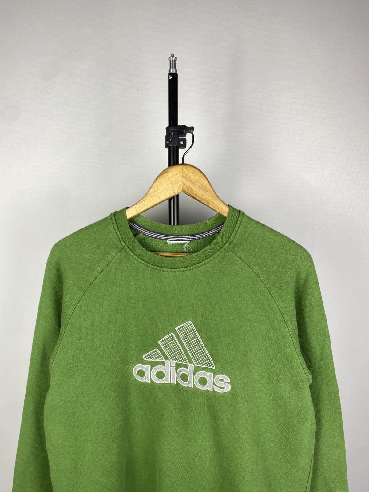 Adidas × Vintage Vintage 90s Adidas Central Big Logo Sweatshirt Y2K Size US M / EU 48-50 / 2 - 2 Thumbnail