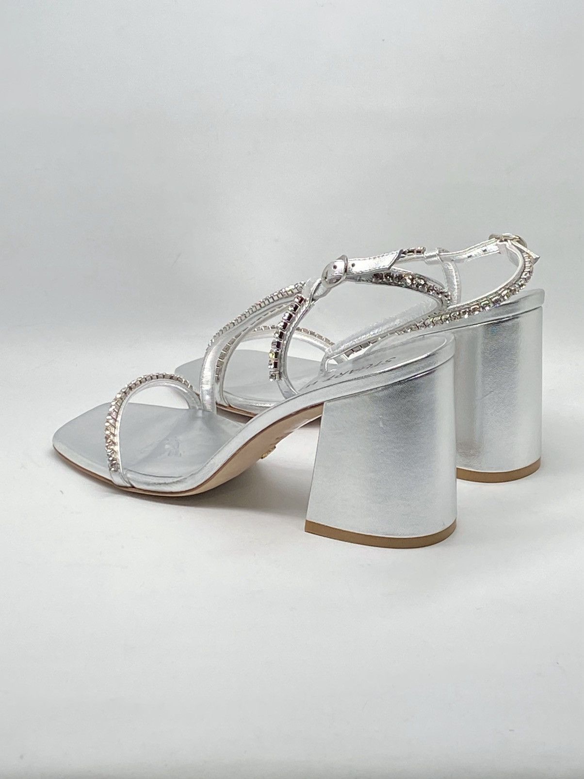 Stuart Weitzman Stuart Weitzman Embellished Metallic Leather Sandals size 7 Size US 7 / IT 37 - 9 Thumbnail