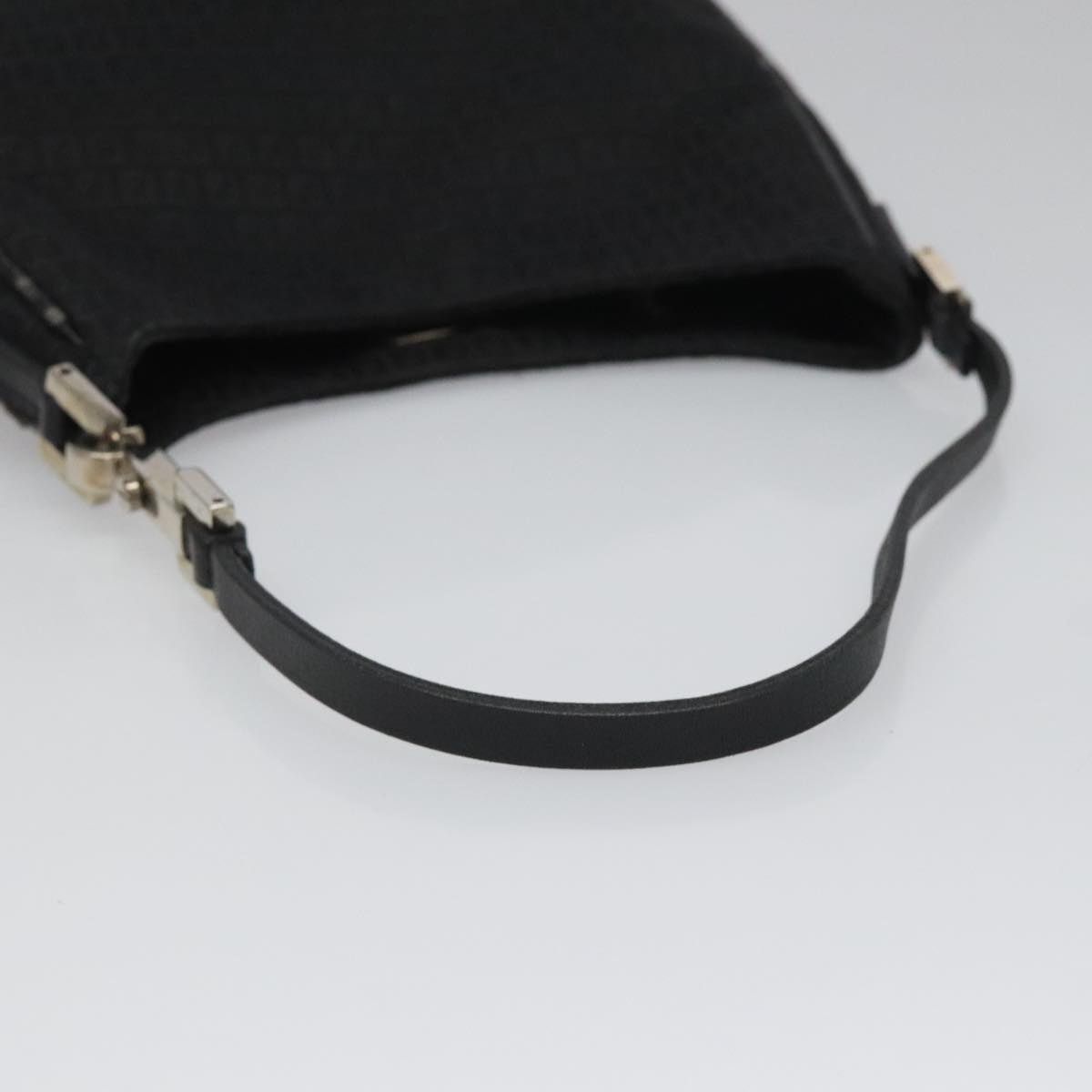 Fendi FENDI Zucchino Canvas Shoulder Bag Black Size ONE SIZE - 7 Thumbnail