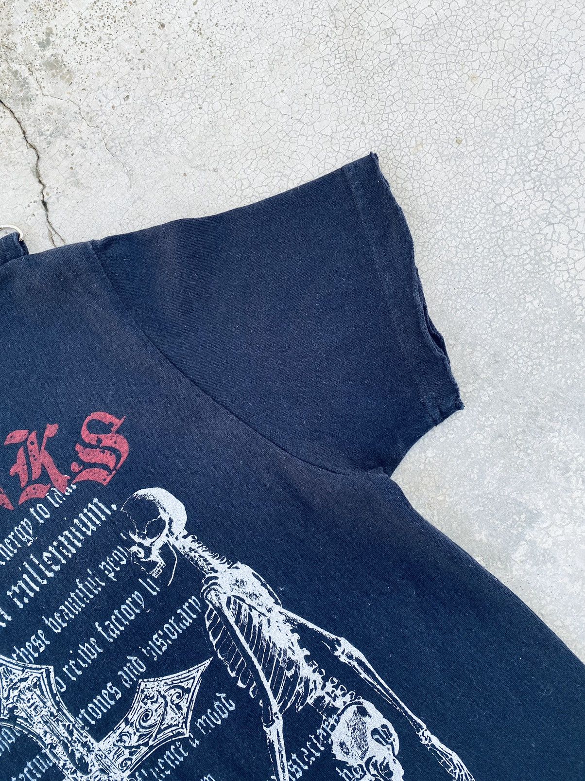Japanese Brand Vintage Mad Punk Acid Jazz Men Fuck You Distressed Tees Size US S / EU 44-46 / 1 - 11 Thumbnail