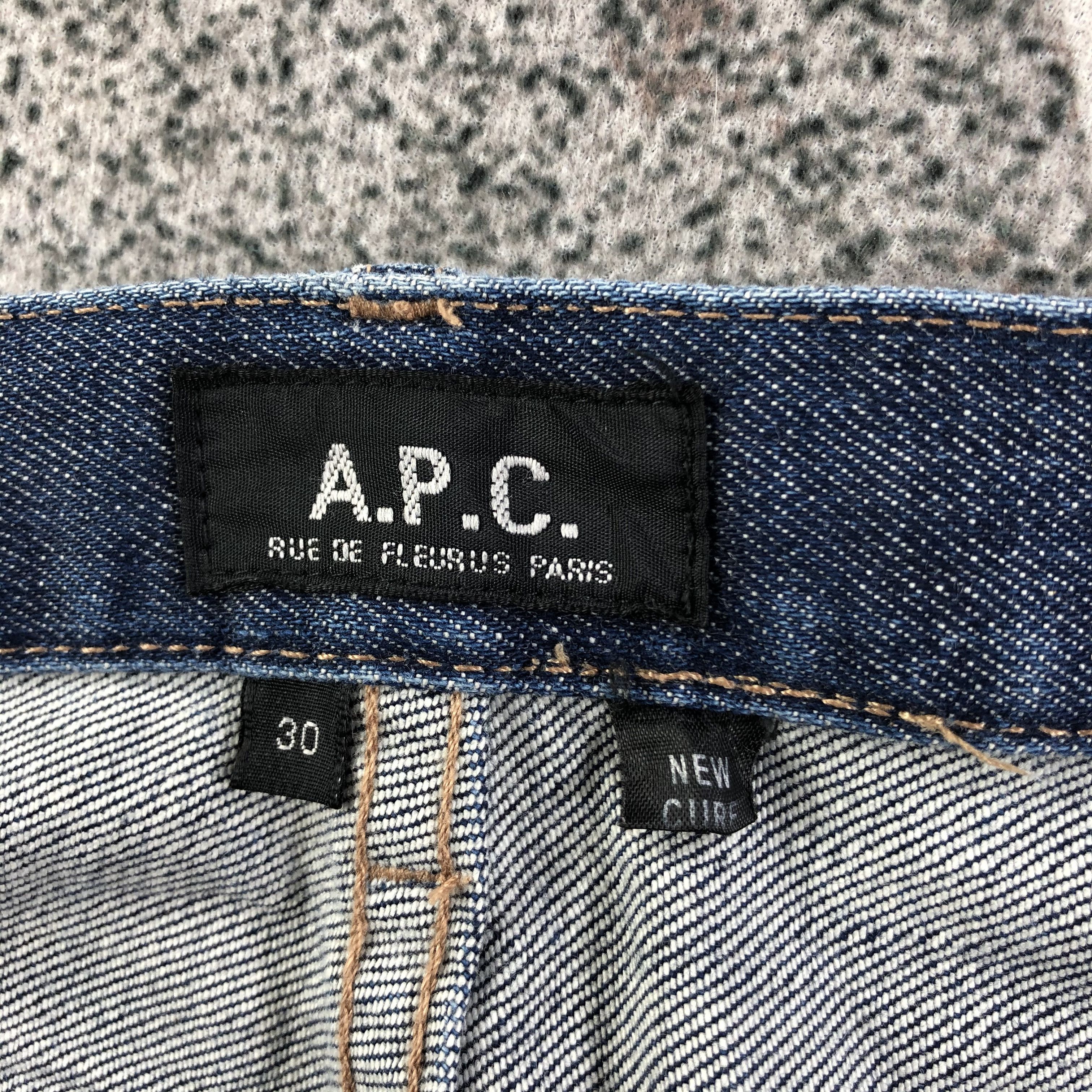 A.P.C. APC Rue De Fleurus Paris Jeans Dark Wash Denim KJ1823 Size US 30 / EU 46 - 7 Thumbnail