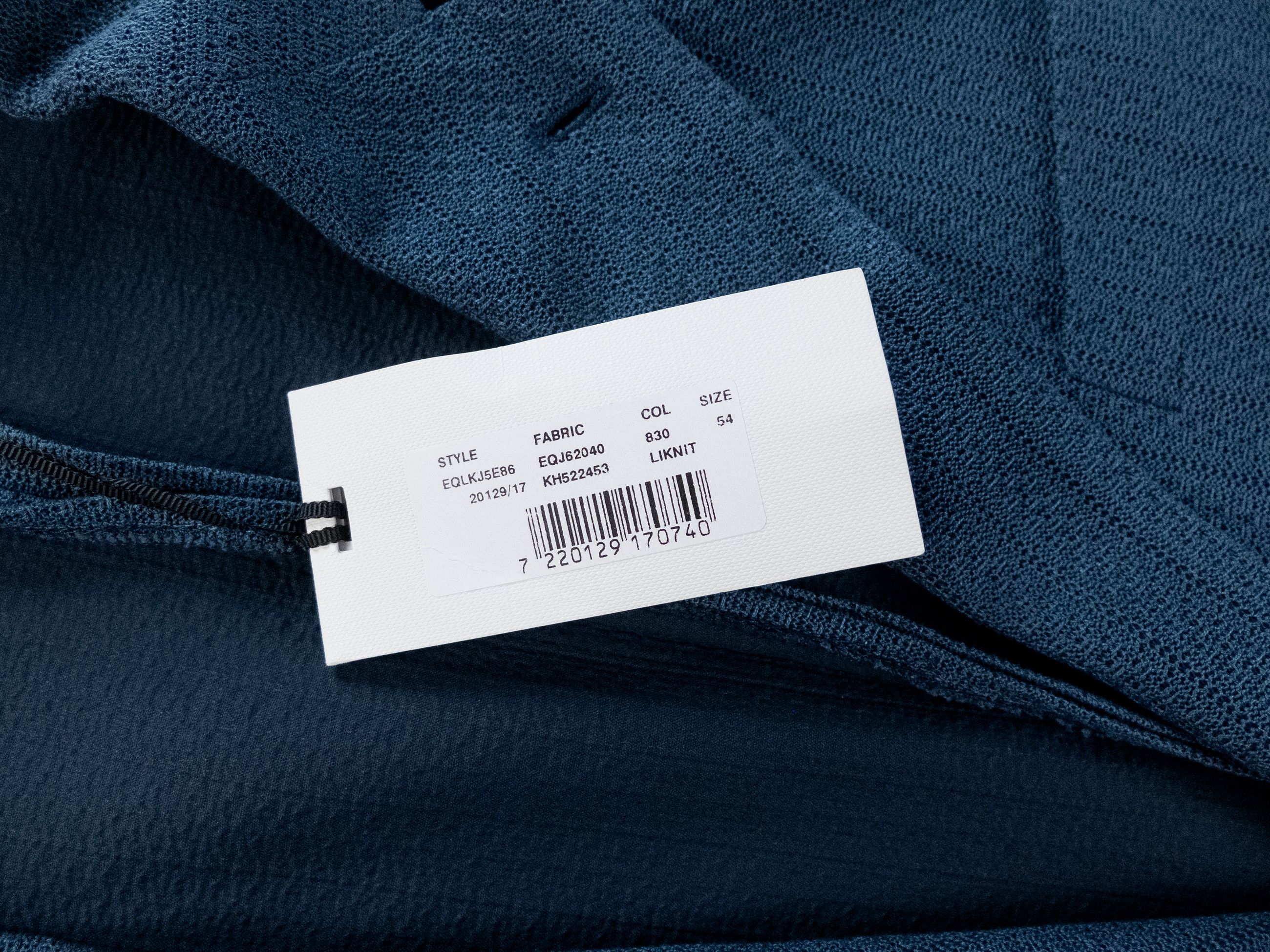 Lardini LARDINI blue knit effect cotton blazer jacket 44 54 Size 44R - 6 Thumbnail