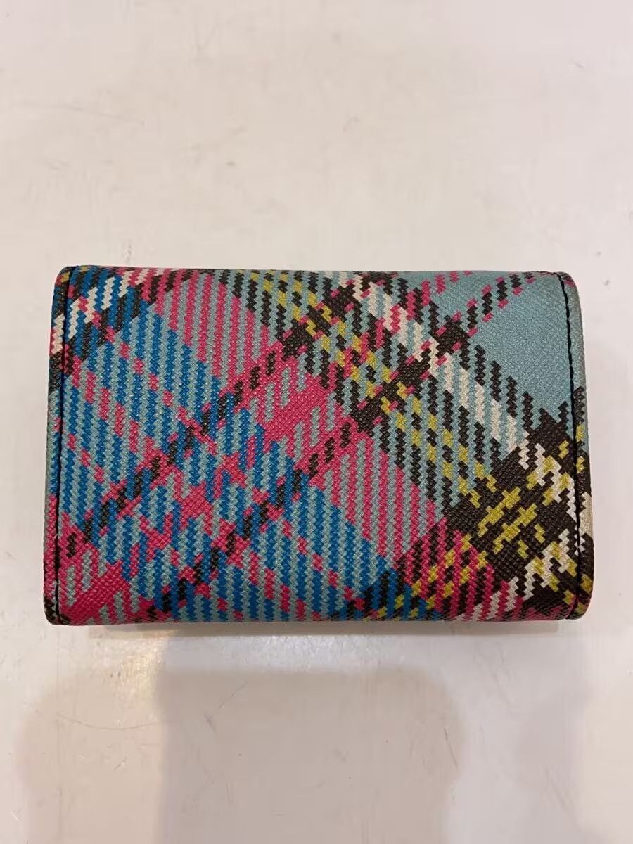 Vivienne Westwood Plaid Orb Badge Leather Wallet Size ONE SIZE - 2 Thumbnail
