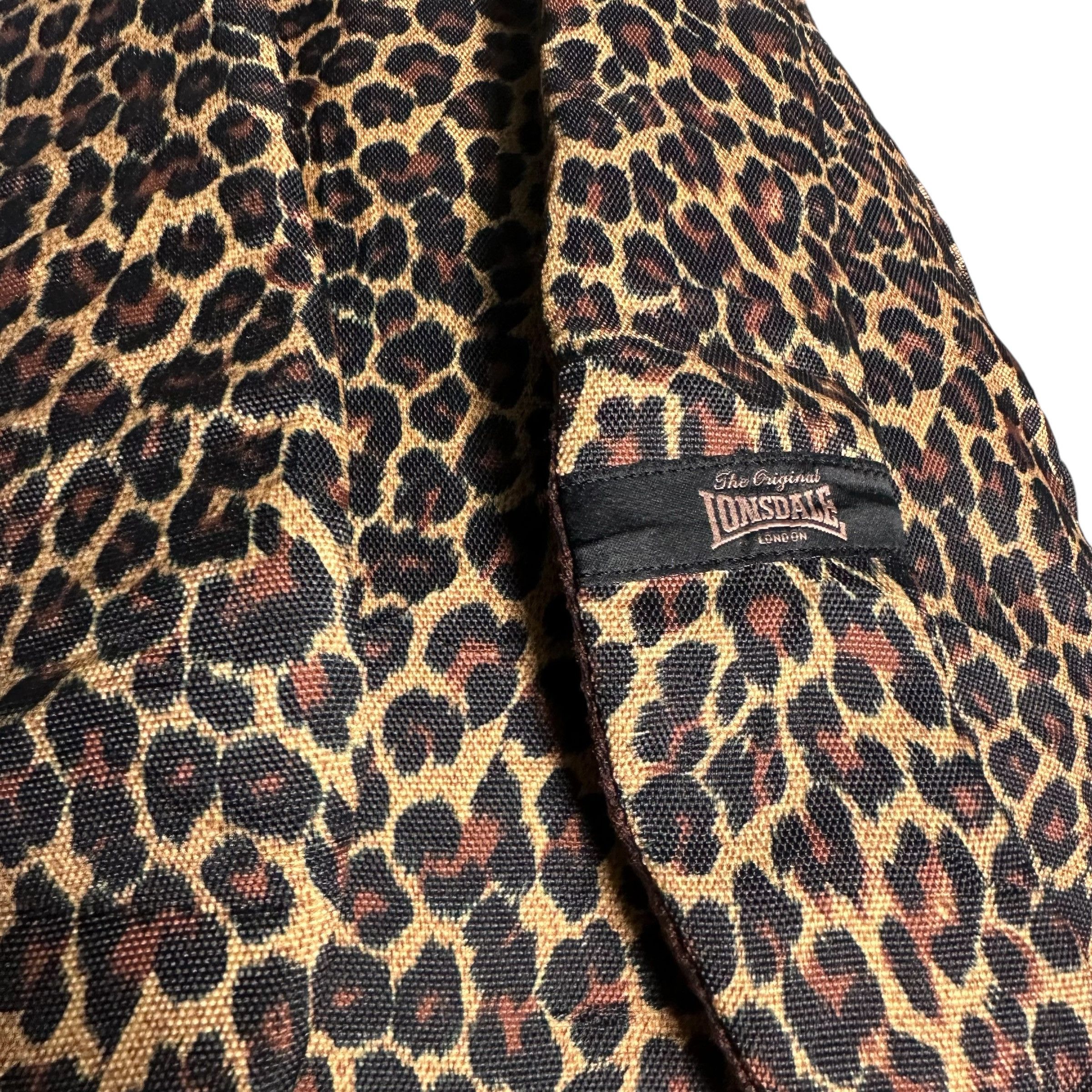 Lonsdale × Vintage 🔥RARE🔥Vintage Lonsdale London Leopard Backpack Bag Size ONE SIZE - 9 Thumbnail