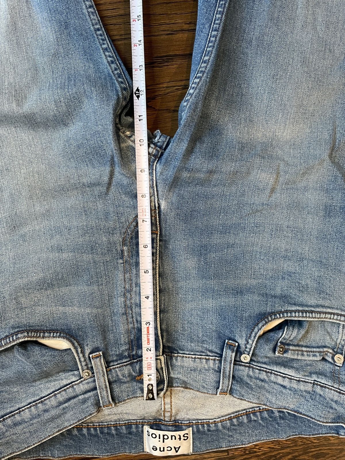 Acne Studios Acne Studios 33 x 32 Ace Carter Denim - hole Size US 33 - 6 Thumbnail