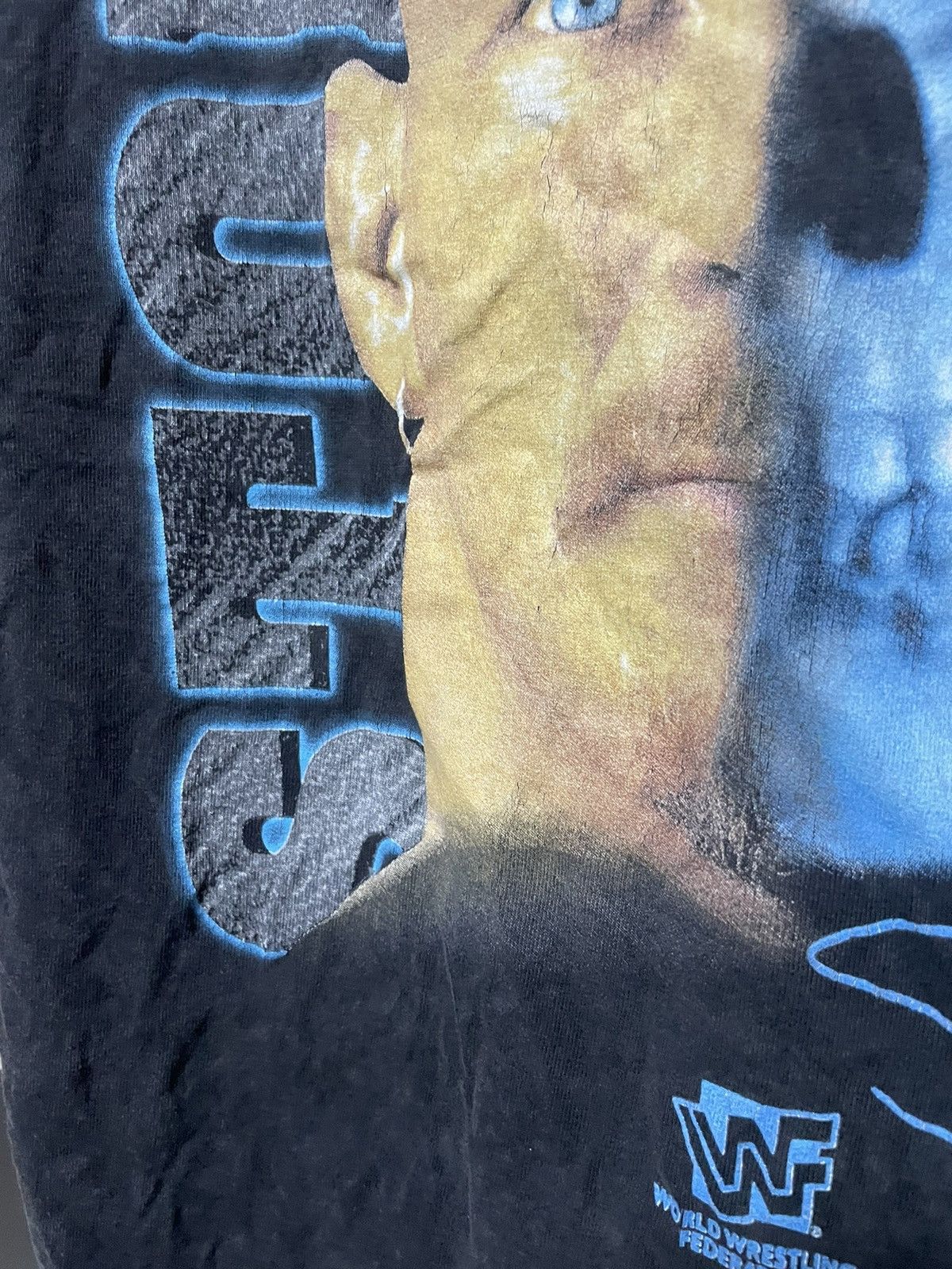 Vintage Vintage 1997 Stone Cold Steve Austin Other Side Jackaas Tee Size US L / EU 52-54 / 3 - 15 Thumbnail