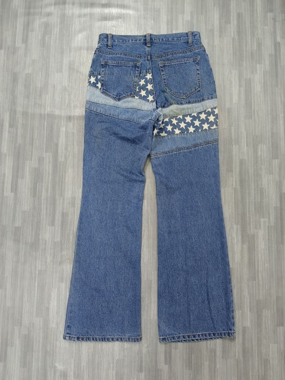 If Six Was Nine FLARE HAGI STYLE UMBRANDED DENIM PANTS Size US 27 - 3 Thumbnail